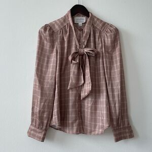 Mare Mare x Anthropologie Plaid Blouse